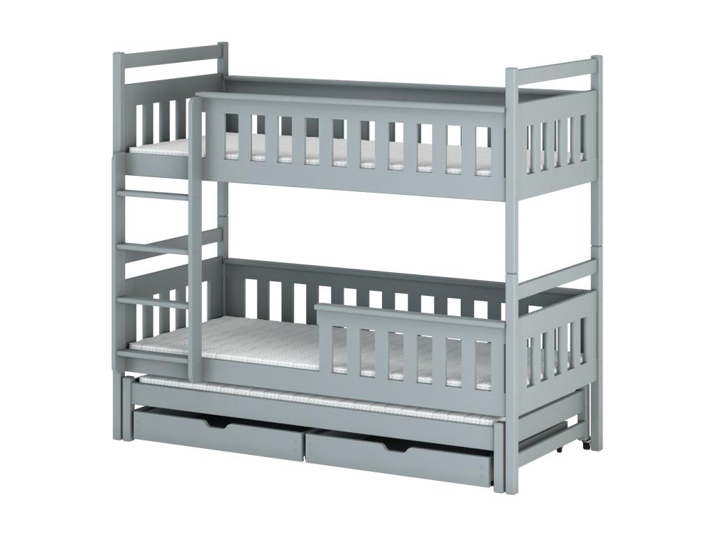Bb004 Bunk Beds 90x190 cm Grey
