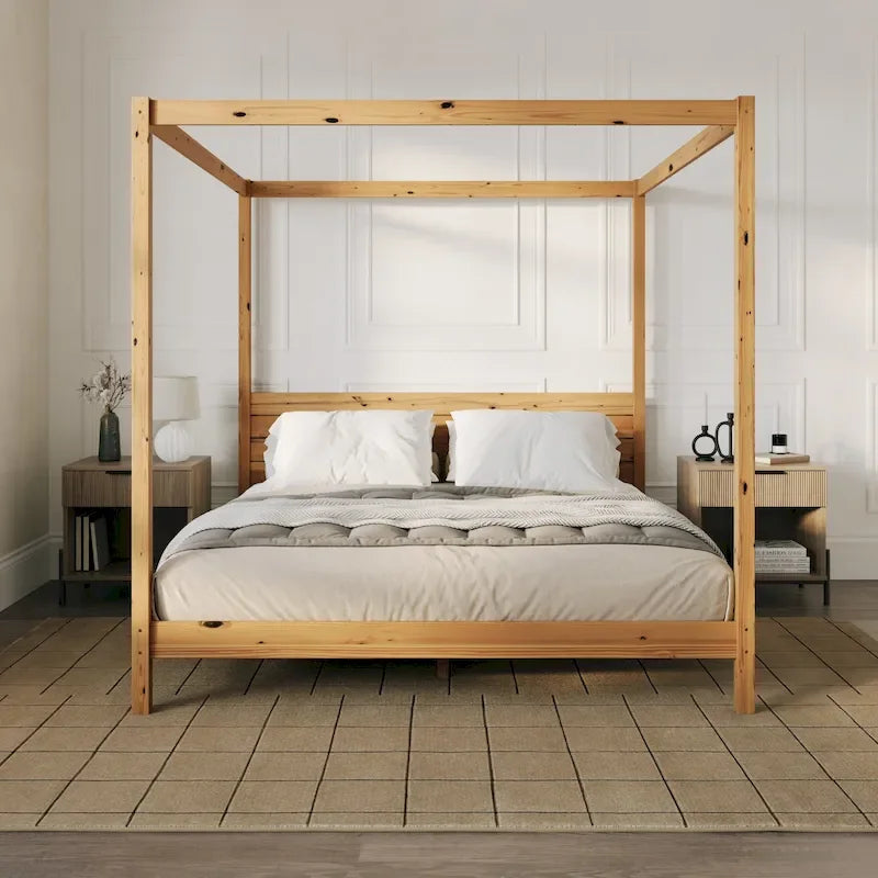 Middlebrook Designs Minimalist Canopy King Bedframe