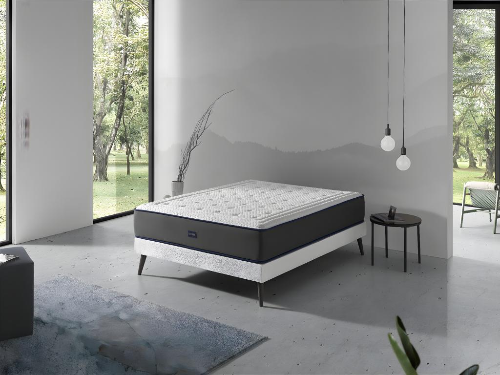 105x200 Spring Mattress, 30cm Thick, Memory Foam, Ergonomic and Breathable Springs - Medium Firmness 3/5
