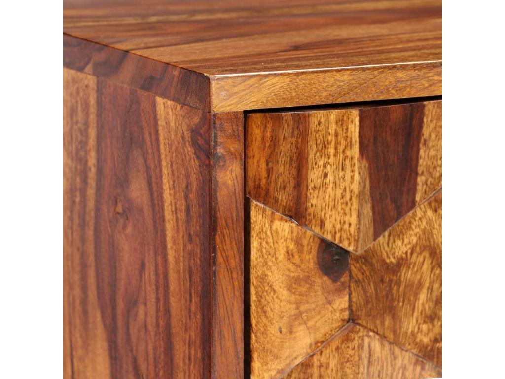 Solid Sheesham Wood TV Stand 140x30x40 cm