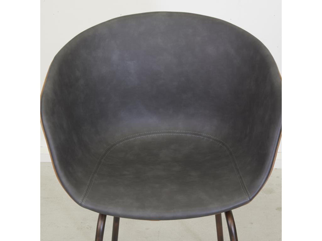 Dekonao armchair in polyurethane and grey