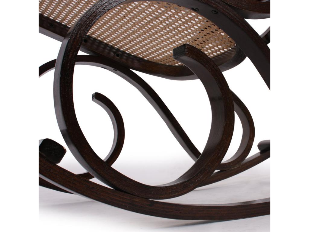 Brown rocking chair 55x96x90 cm