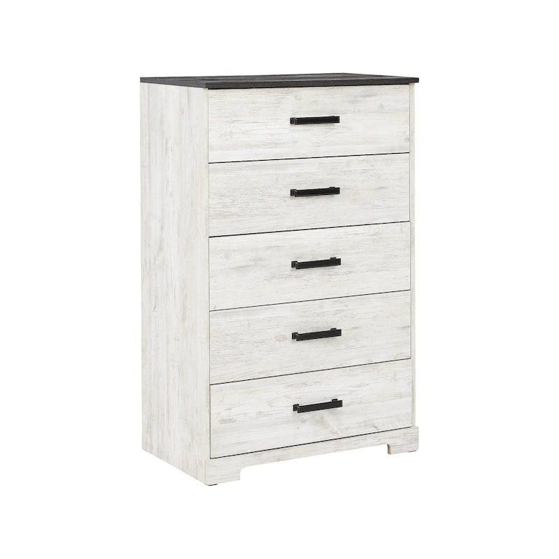 Signature Design by Ashley Shawburn Contrasting Woodgrain Chest of Drawers