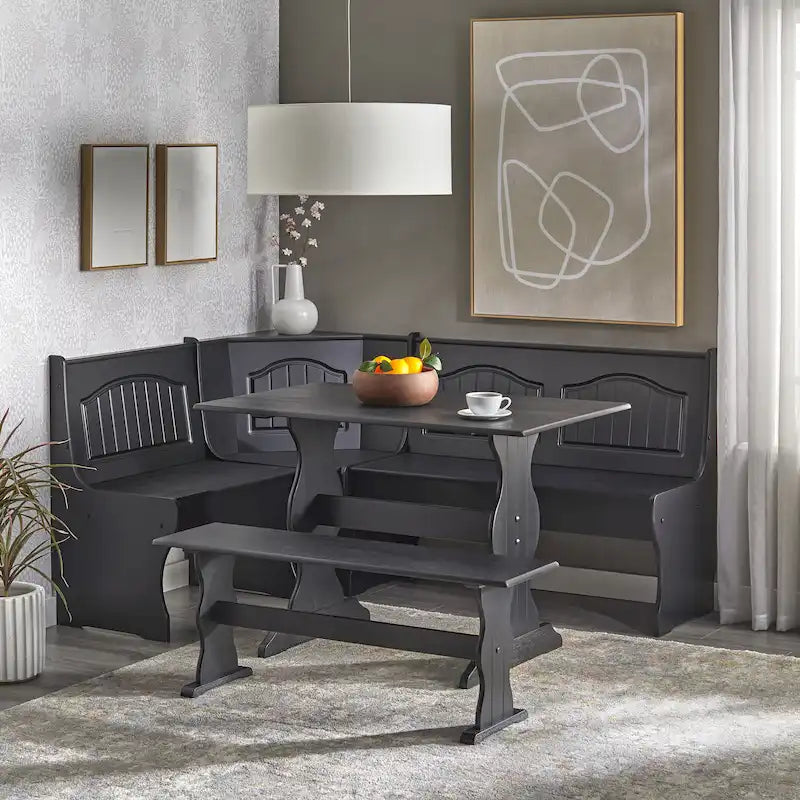 Simple Living Washington 3-piece Breakfast Nook with Storage