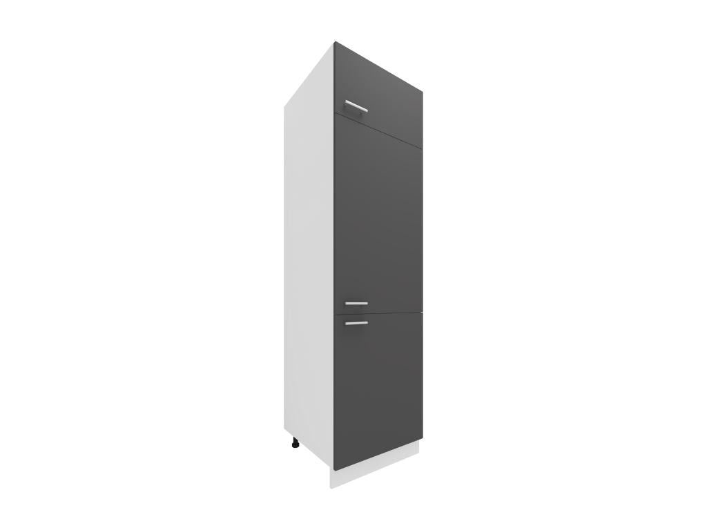 Boisona Kitchen Cabinet, 60cm Wide, Tall Kitchen Cabinet, Boisona Kitchen Furniture, White/Anthracite