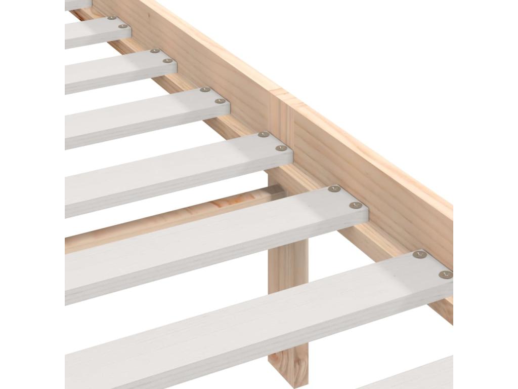 Solid pine wood bed frame 180x200 cm Super