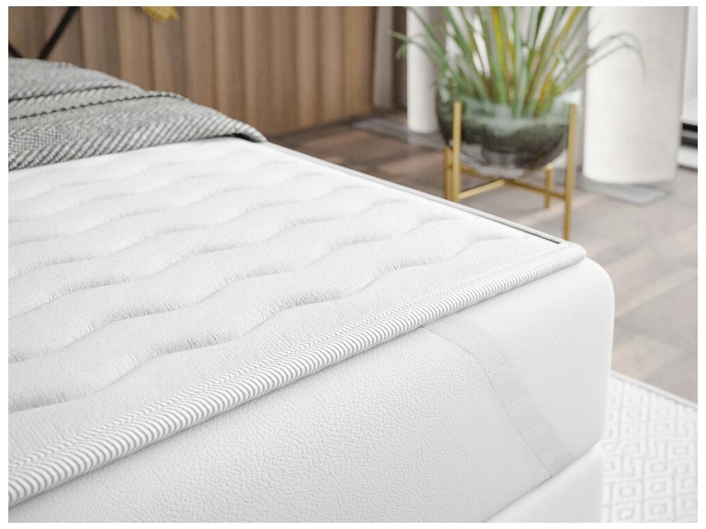 Continental Bed 142 Unique Continental Blue 80x200 Upholstery 80x207x114cm