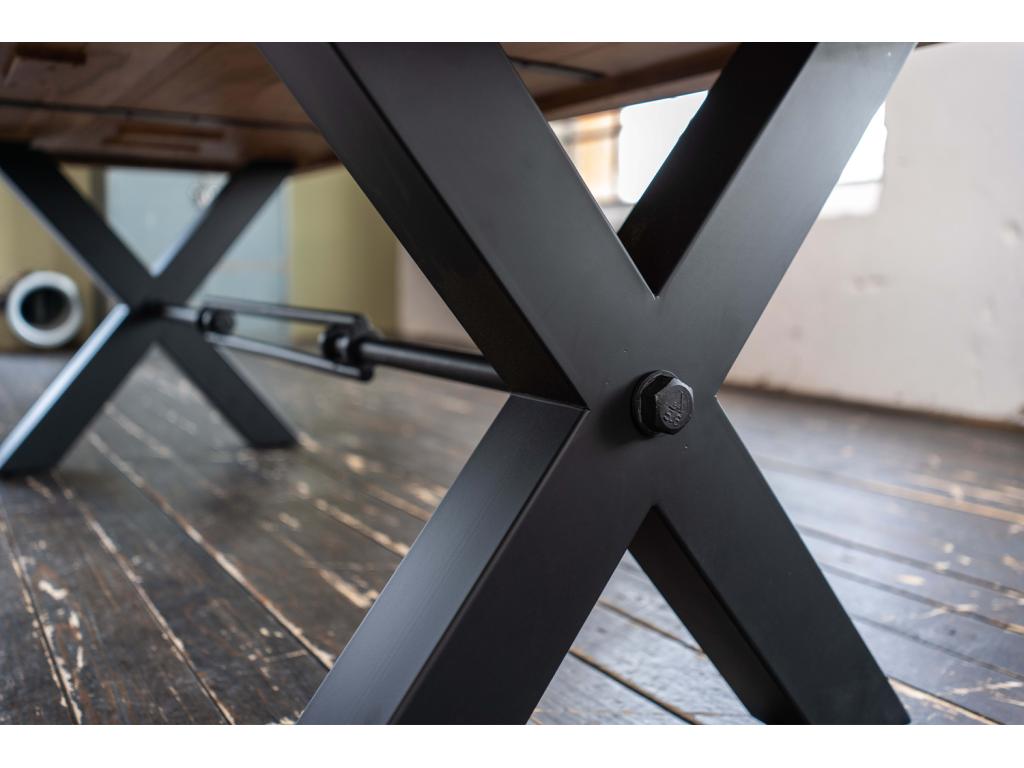 Table - brown Wood - 200x100 cm -