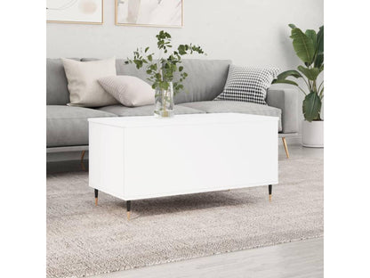 Coffee table, white, 90x44.5x45 cm, engineered wood