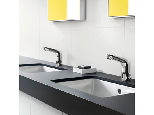 Infrared washbasin mixer tap