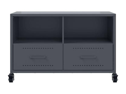 Anthracite TV stand, 68x39x43.5 cm, steel
