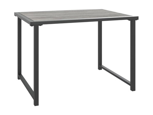 Anthracite garden table 55x40x37 cm steel