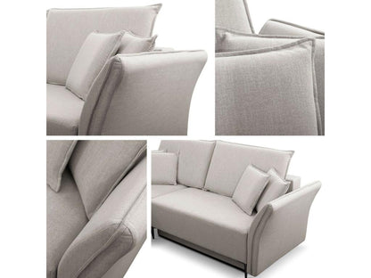 Corner sofa 146 Green Sleeping function Bed box 247x142x96cm