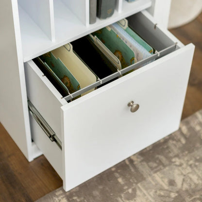 Middlebrook 48-inch Computer Storage Desk - White