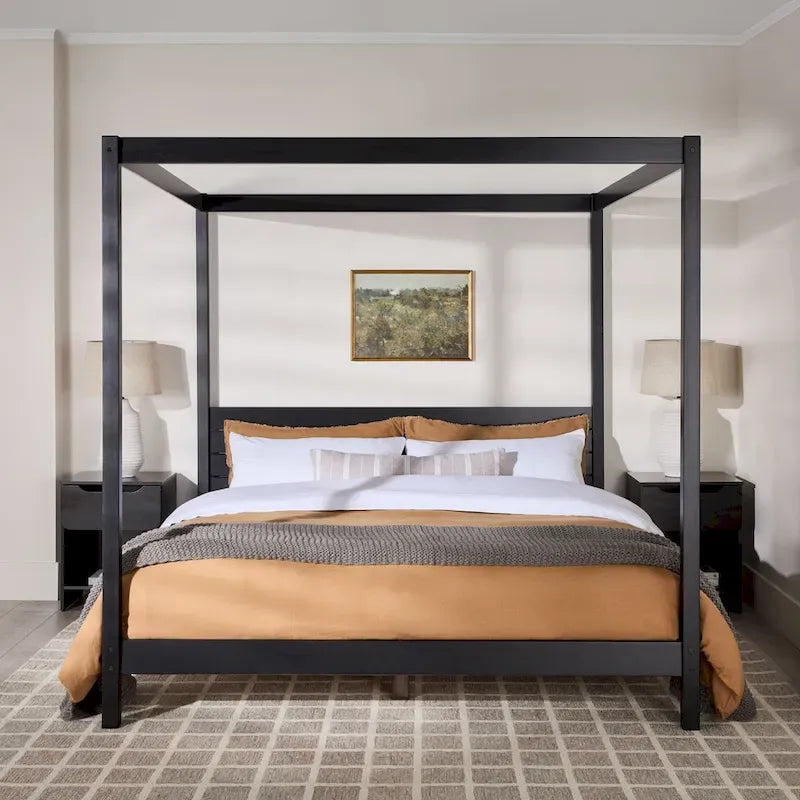 Middlebrook Designs Minimalist Canopy King Bedframe