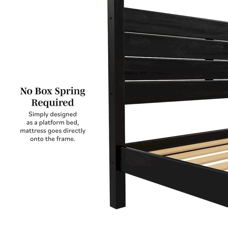 Middlebrook Designs Minimalist Canopy King Bedframe
