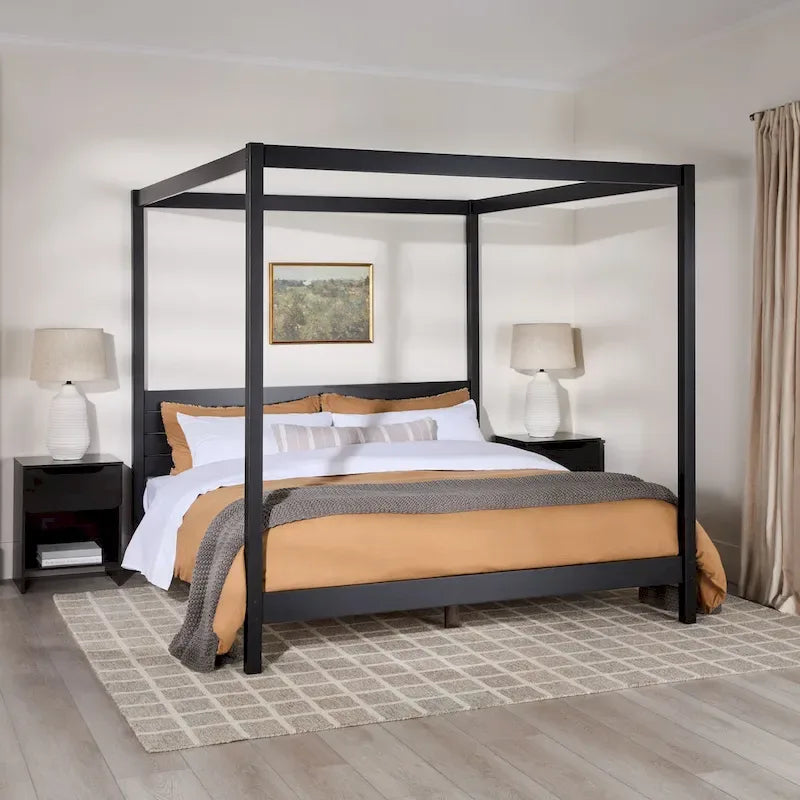Middlebrook Designs Minimalist Canopy King Bedframe