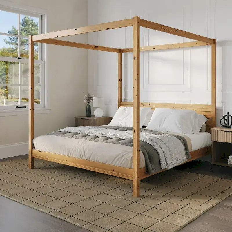Middlebrook Designs Minimalist Canopy King Bedframe