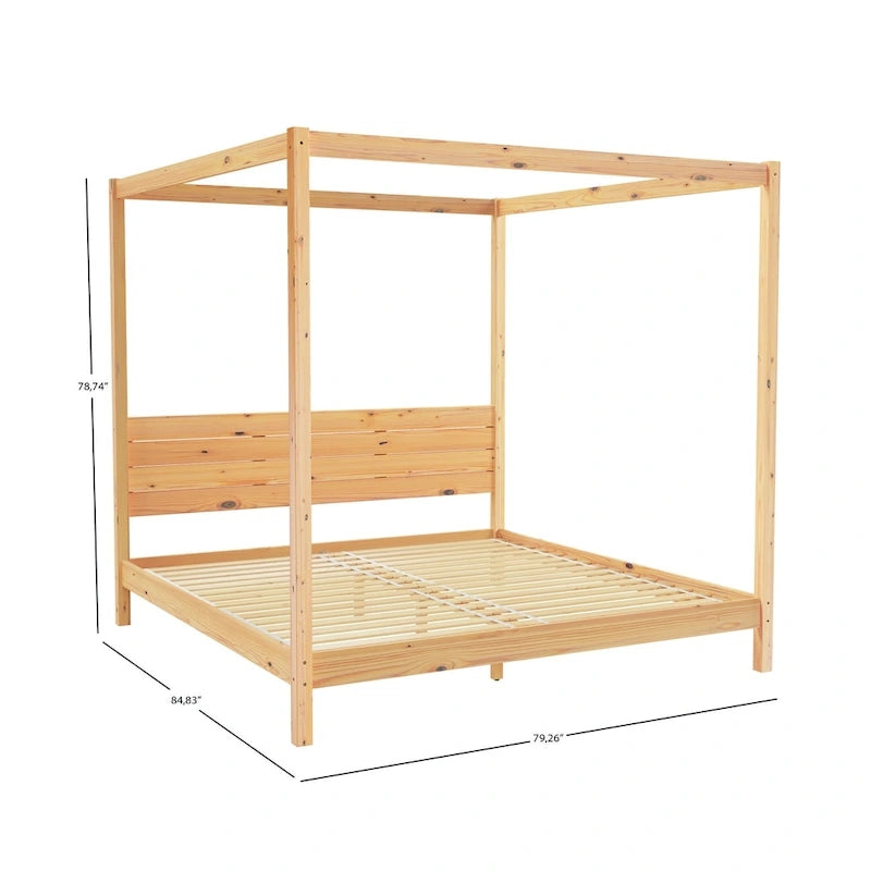 Middlebrook Designs Minimalist Canopy King Bedframe