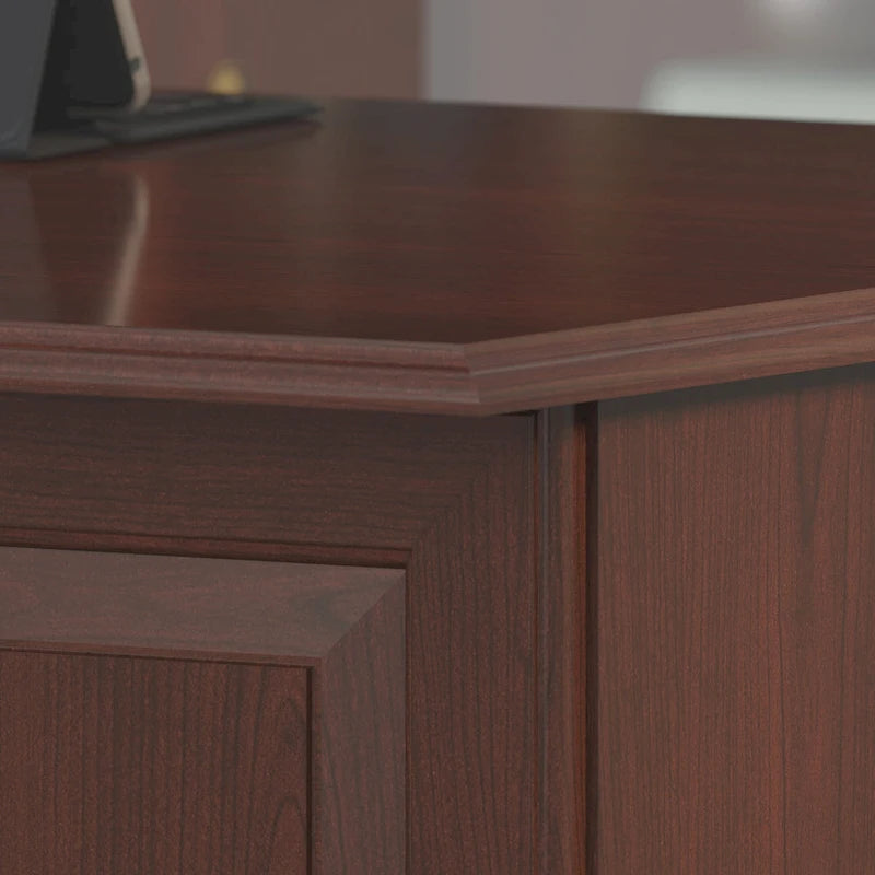 Bush Furniture Saratoga L Shaped Computer Desk with Drawers