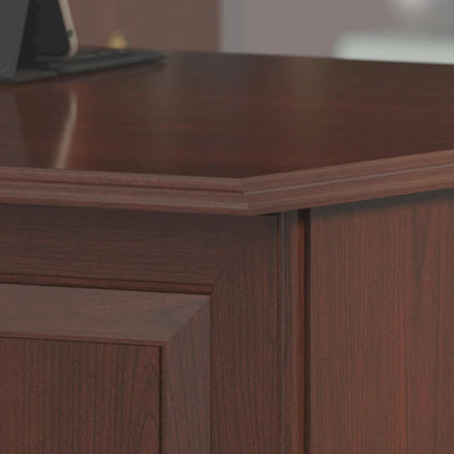 Bush Furniture Saratoga L Shaped Computer Desk with Drawers