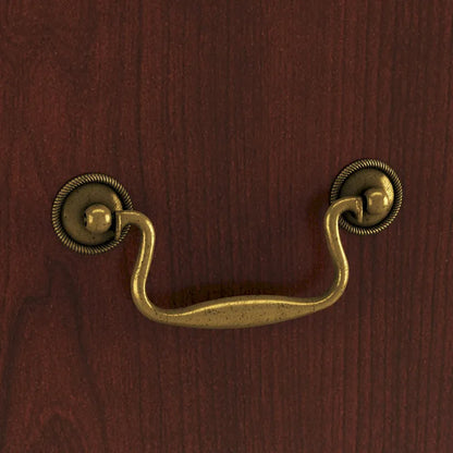 Bush Furniture Saratoga L Shaped Computer Desk with Drawers