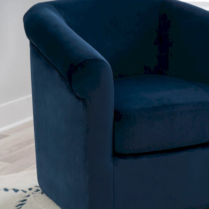 Moriarty Velvet Swivel Chair