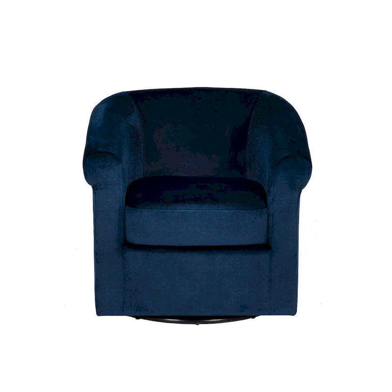 Moriarty Velvet Swivel Chair