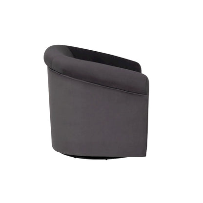 Moriarty Velvet Swivel Chair
