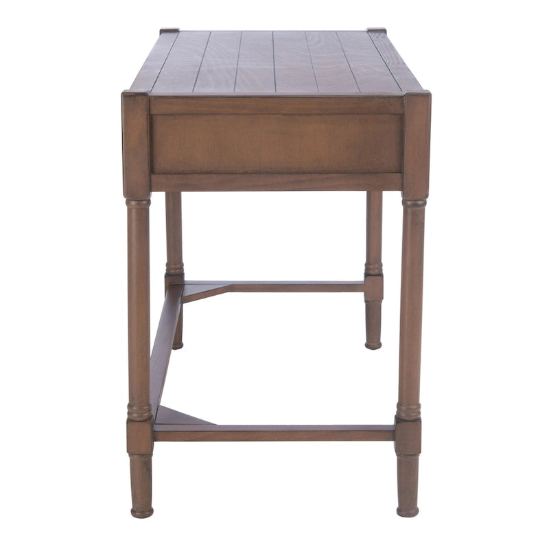 SAFAVIEH Zennure White Washed Grey Writing Desk
