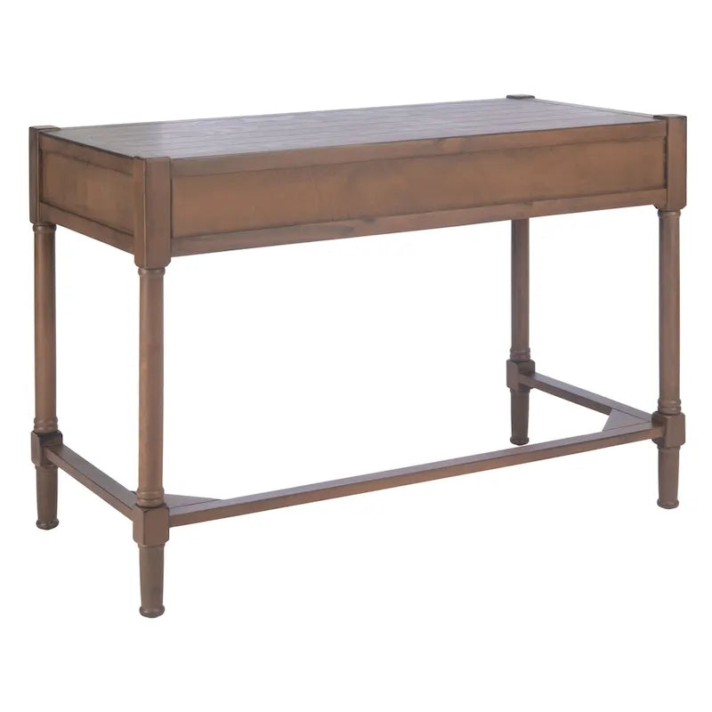 SAFAVIEH Zennure White Washed Grey Writing Desk