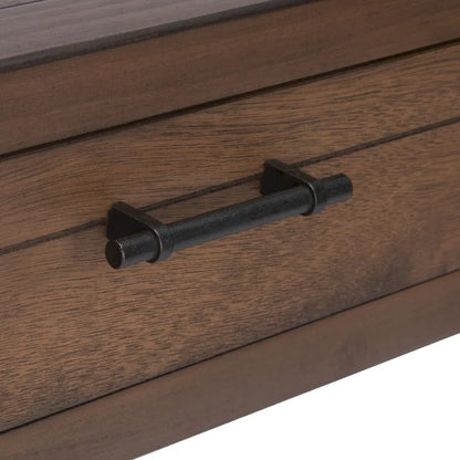 SAFAVIEH Zennure White Washed Grey Writing Desk