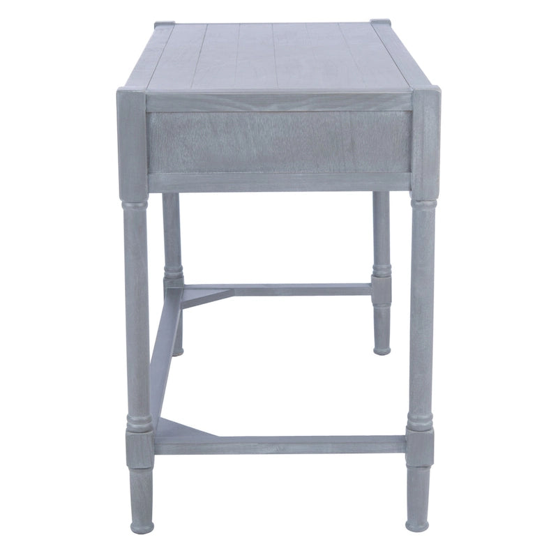 SAFAVIEH Zennure White Washed Grey Writing Desk