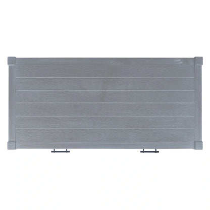 SAFAVIEH Zennure White Washed Grey Writing Desk