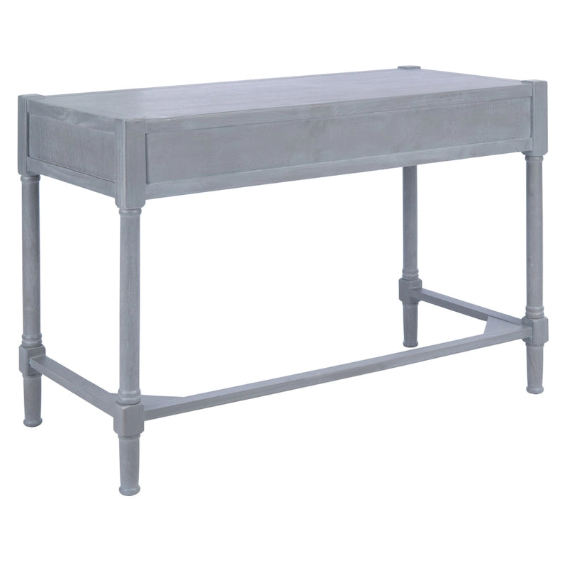 SAFAVIEH Zennure White Washed Grey Writing Desk