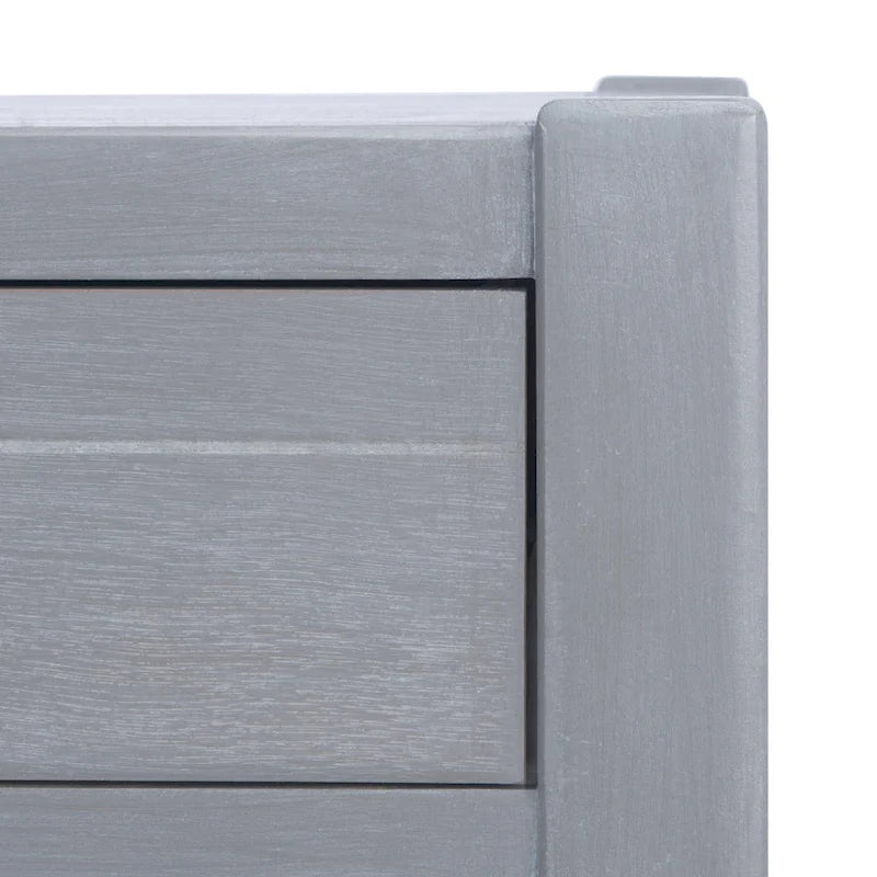 SAFAVIEH Zennure White Washed Grey Writing Desk