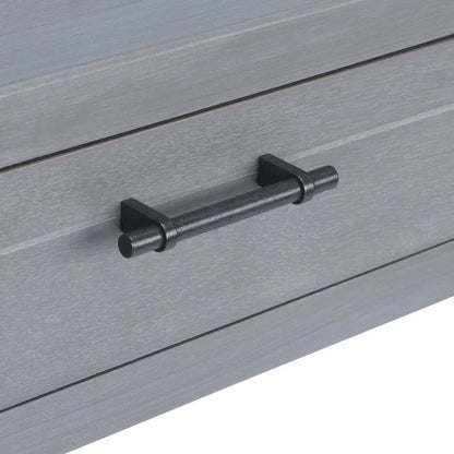 SAFAVIEH Zennure White Washed Grey Writing Desk