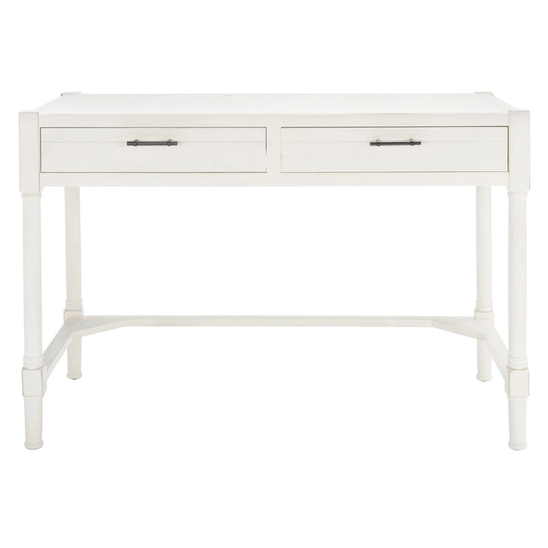 SAFAVIEH Zennure White Washed Grey Writing Desk
