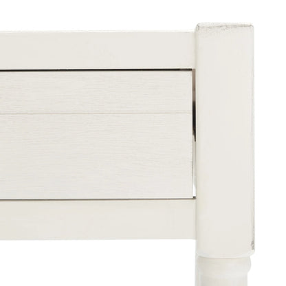 SAFAVIEH Zennure White Washed Grey Writing Desk