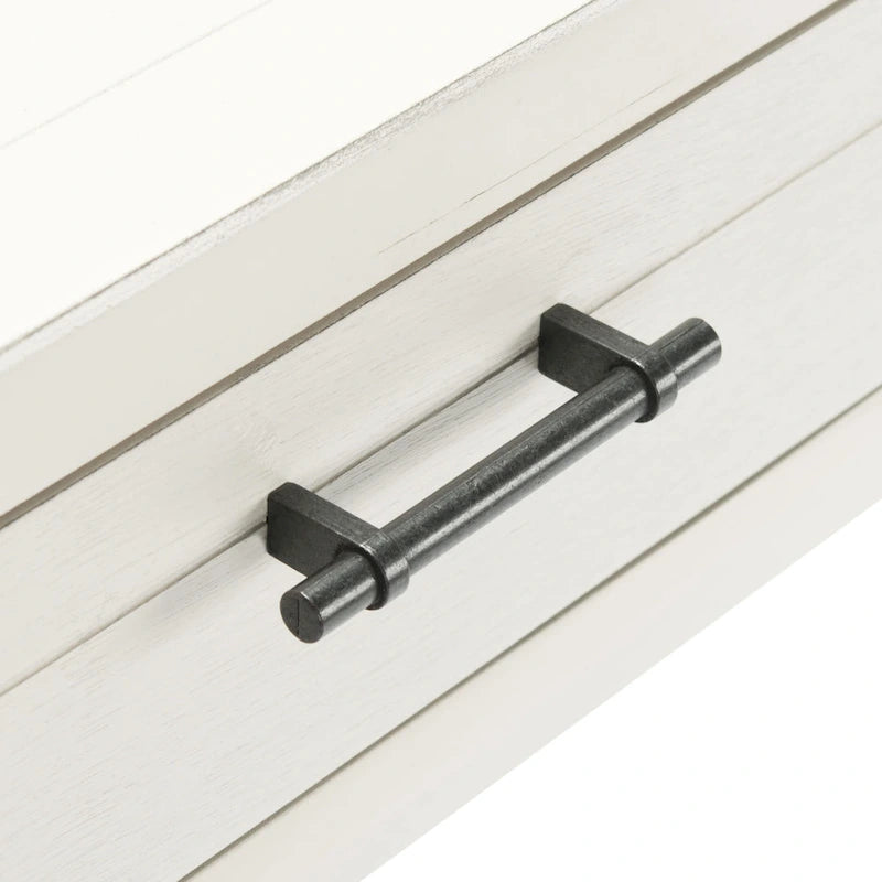 SAFAVIEH Zennure White Washed Grey Writing Desk