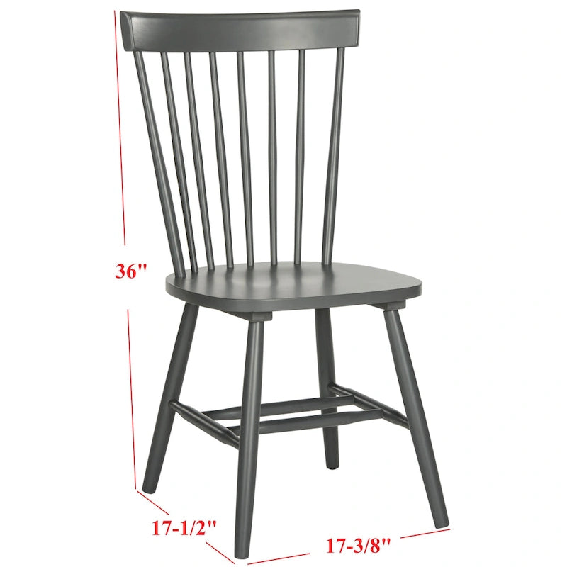 SAFAVIEH Parker Windsor Spindle Solid Wood Dining Chair Set of 2 - 21W x 21D x 36H