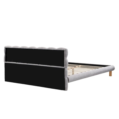 Christopher Knight Home Full/Queen/King Size Boucle Upholstered Platform Bed