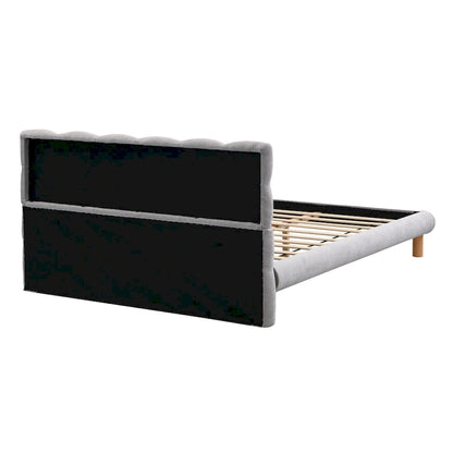 Christopher Knight Home Full/Queen/King Size Boucle Upholstered Platform Bed