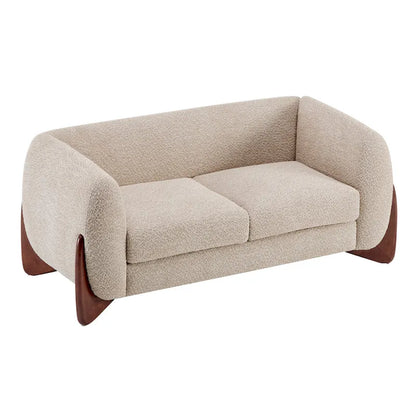 Alma Upholstered Boucle Loveseat by Christopher Knight Home