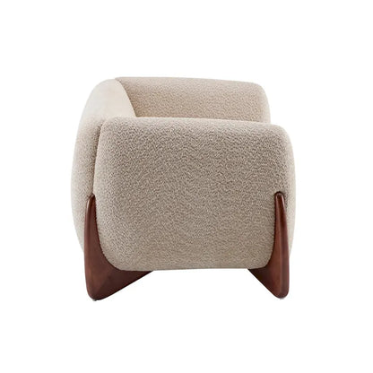 Alma Upholstered Boucle Loveseat by Christopher Knight Home