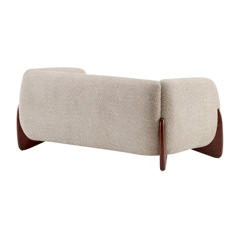 Alma Upholstered Boucle Loveseat by Christopher Knight Home