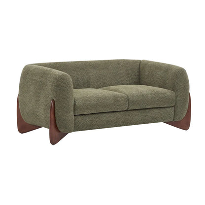 Alma Upholstered Boucle Loveseat by Christopher Knight Home