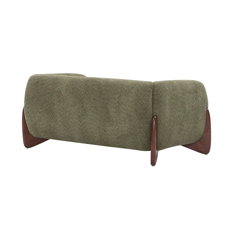 Alma Upholstered Boucle Loveseat by Christopher Knight Home