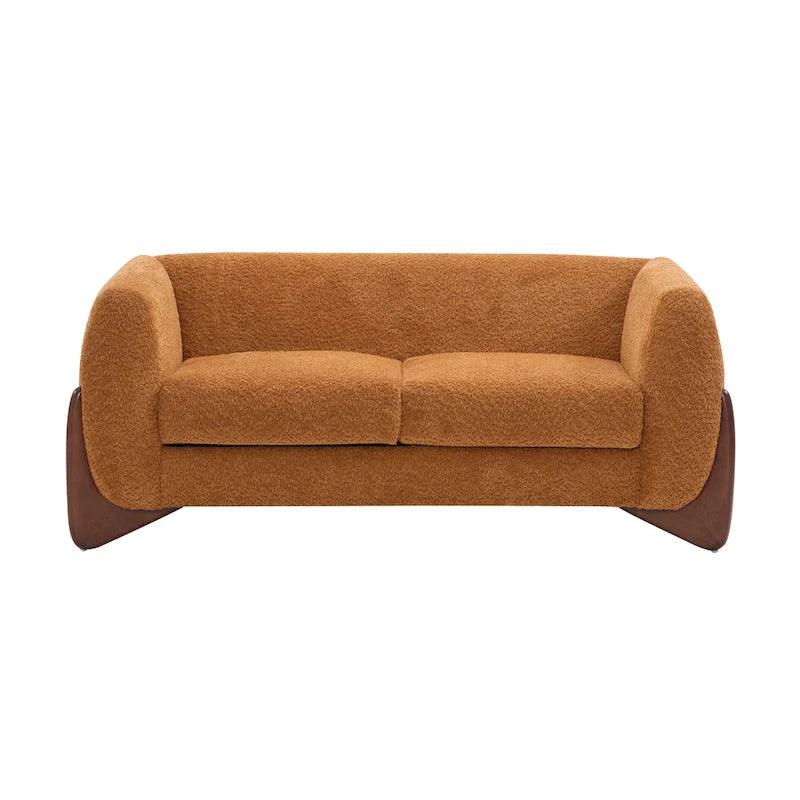 Alma Upholstered Boucle Loveseat by Christopher Knight Home