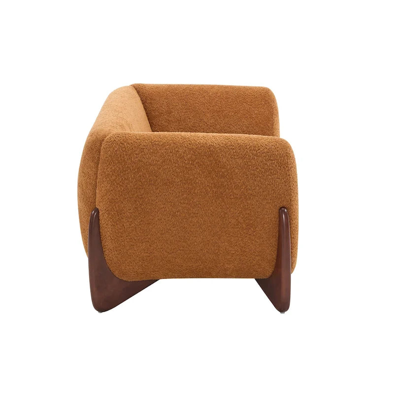 Alma Upholstered Boucle Loveseat by Christopher Knight Home